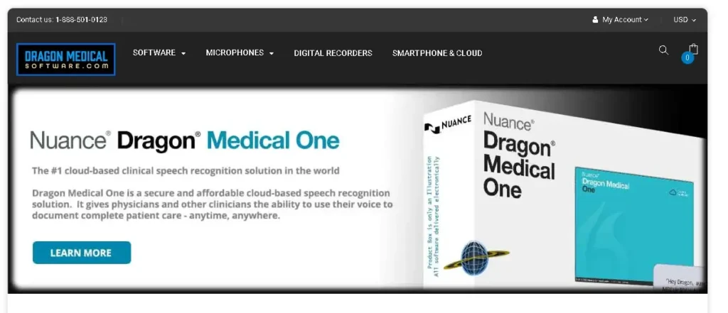 Dragon Medical Dictation Software
