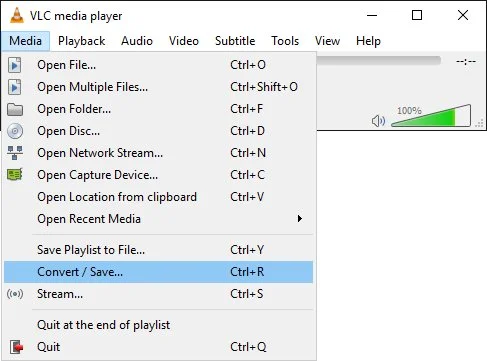 Extract Sound From Video VLC
