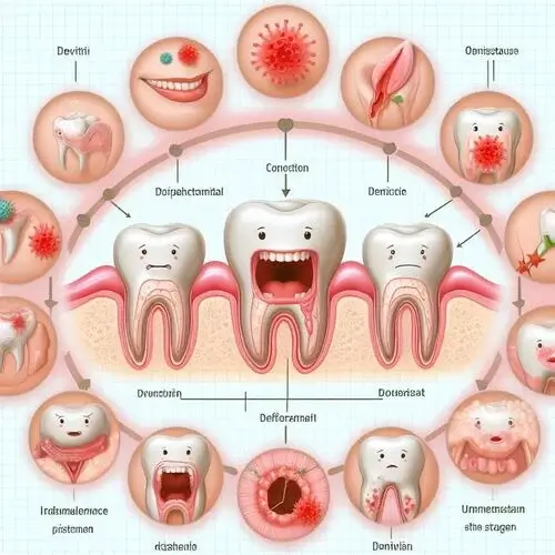 how long does periodontal disease take to develop